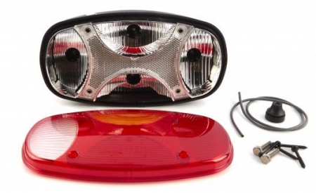 Stopuri - Stop tripla lampa spate dreapta (12/24V, semnalizator, lumini mers inapoi, lumini stop,lumini pozitie, reflector)