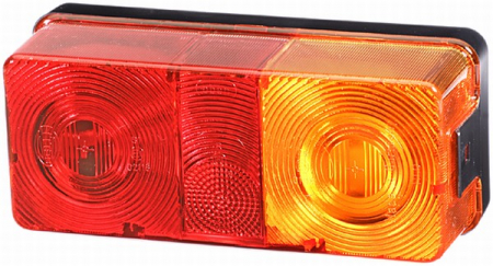 Stopuri - Stop tripla lampa spate dreapta (12/24V, semnalizator, lumini stop, lumini pozitie, fara reflector) CASE IH 1000, 700, 800, 900 JOHN DEERE 8000 1974-2009