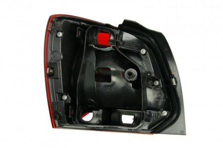 Stop tripla lampa spate dreapta (culoare sticla: rosu/fumuriu, lumini mers inapoi) VW POLO 2014-2017 [1]