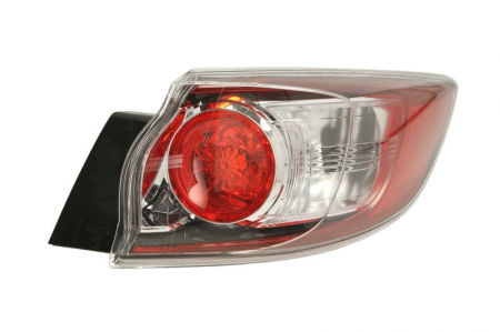 Stopuri - Stop tripla lampa spate dreapta (exterior/interior, Semnalizator alb, culoare sticla: rosu) MAZDA 3 HATCHBACK 2008-2011