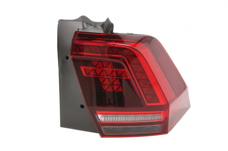 Stopuri - Stop tripla lampa spate dreapta (exterior/LED, Semnalizator alb, culoare sticla: rosu/fumuriu) VW TIGUAN dupa 2016