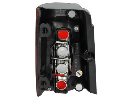 Stop tripla lampa spate dreapta (Semnalizator alb, culoare sticla: rosu) CITROEN BERLINGO PEUGEOT PARTNER 1996-2008 [1]