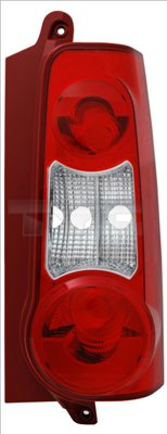 Stopuri - Stop tripla lampa spate dreapta (Semnalizator alb, culoare sticla: rosu) CITROEN BERLINGO PEUGEOT PARTNER CAROSERIE 2008-2015