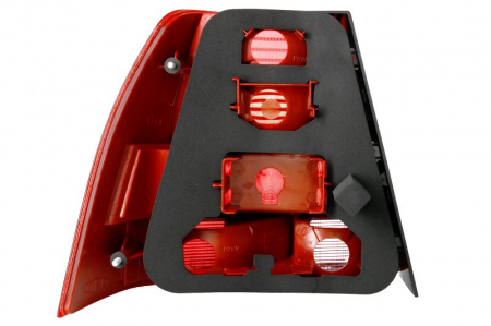 Stop tripla lampa spate dreapta (Semnalizator alb, culoare sticla: rosu) VW BORA LIMUZINA 1998-2005 [1]