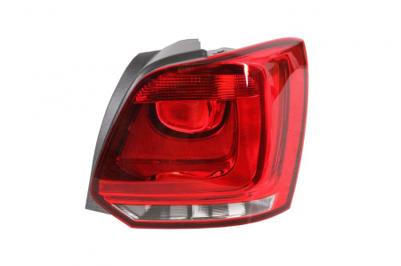 Stop tripla lampa spate dreapta (Semnalizator alb, culoare sticla: rosu) VW POLO HATCHBACK 2009-2014 [0]