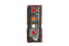 Stop tripla lampa spate dreapta (Semnalizator portocaliu, culoare sticla: rosu) FORD TRANSIT BUS/CAROSERIE 1991-2000 [2]