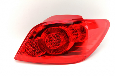 Stopuri - Stop tripla lampa spate dreapta (Semnalizator rosu, culoare sticla: rosu) PEUGEOT 307 2005-2007
