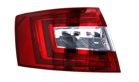 Stop tripla lampa spate stanga ( exterior , Semnalizator alb, culoare sticla: rosu) SKODA OCTAVIA HATCHBACK 2012-2016 Iluminat auto - Stop tripla lampa spate stanga ( exterior , Semnalizator alb, culoare sticla: rosu) SKODA OCTAVIA HATCHBACK 2012-2016