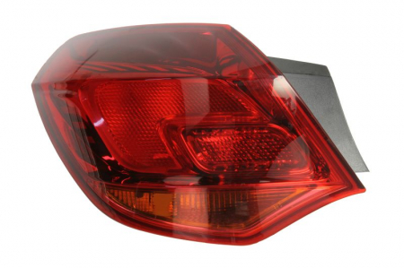 Stopuri - Stop tripla lampa spate stanga ( exterior , Semnalizator portocaliu, culoare sticla: rosu) OPEL ASTRA HATCHBACK 2009-2015