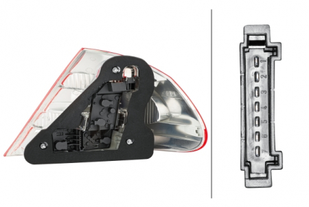 Stop tripla lampa spate stanga MERCEDES Clasa CLK (A209), CLK (C209) 2002-2010 [1]