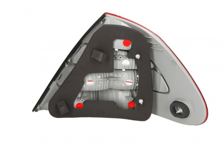 Stop tripla lampa spate stanga (Semnalizator alb, culoare sticla: rosu) MERCEDES Clasa E LIMUZINA 2002-2009 [1]