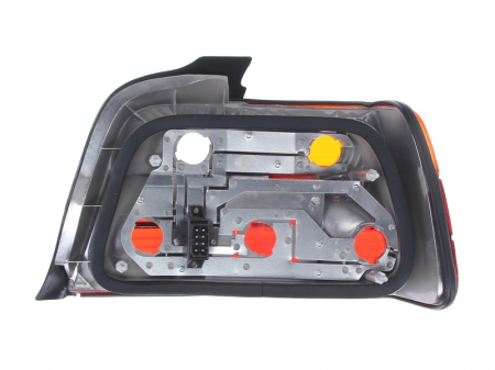 Stop tripla lampa spate stanga (Semnalizator portocaliu, culoare sticla: rosu) BMW Seria 3 LIMUZINA/COMBI 1990-1993 [1]
