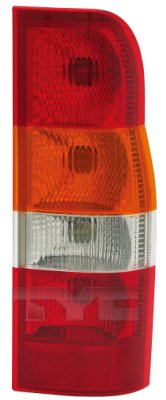 Stopuri - Stop tripla lampa spate stanga (Semnalizator portocaliu, culoare sticla: rosu) FORD TRANSIT BUS/CAROSERIE/PLATFORMA/SASIU 2000-2006