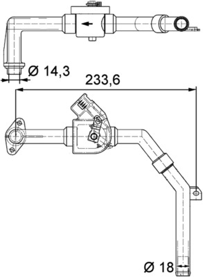 Supapa control agent frigorific potrivita MAN F90, F90 UNTERFLUR D2146HM1U-D2866LXF 1986-1997 [1]