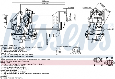 Supapa EGR (cu radiator) potrivit VW CALIFORNIA T5 CAMPER, CALIFORNIA T6 CAMPER, MULTIVAN T5, MULTIVAN T6, TRANSPORTER T5, TRANSPORTER T6, TRANSPORTER T6 / CARAVELLE T6 2.0D 09.09-12.19 [3]