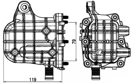 Supapa EGR (modul cu calorifer) potrivit CITROEN C4 GRAND PICASSO II, C4 II, C4 PICASSO II, C4 SPACETOURER, C5 AIRCROSS, C5 III, DS4, DS5, GRAND C4 SPACETOURER, JUMPER II 1.5D/2.0D 04.09- [1]