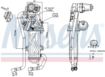 Supapa EGR - Supapa EGR potrivit AUDI A1, A3, Q3; SEAT IBIZA IV, IBIZA IV SC, IBIZA IV ST, TOLEDO IV; SKODA FABIA II, RAPID, ROOMSTER, ROOMSTER PRAKTIK; VW CADDY III, CADDY III/MINIVAN 1.2D/1.6D/2.0D 09.04-