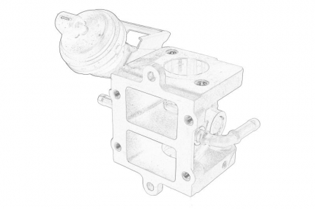 Supapa EGR - Supapa EGR potrivit AUDI A4 B7, A6 ALLROAD C6, A6 C6, A8 D3, Q5, Q7 2.7D/3.0D 08.03-05.17