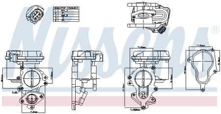 Supapa EGR potrivit AUDI A4 B7, A6 C6 2.0D 07.04-08.11 [3]