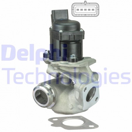 Supapa EGR - Supapa EGR potrivit CITROEN C1, C2, C2 ENTERPRISE, C3 I, C3 II, C3 PLURIEL, NEMO, NEMO/MINIVAN; FORD FIESTA V, FIESTA VI, FUSION; PEUGEOT 1007, 107, 206, 206+, 207, BIPPER 1.4D 09.01-