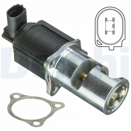 EGR - Supapa EGR potrivit OPEL MOVANO A, VIVARO A; RENAULT AVANTIME, ESPACE III, ESPACE IV, LAGUNA II, MASTER II, TRAFIC II, VEL SATIS 2.2D/2.5D 07.00-