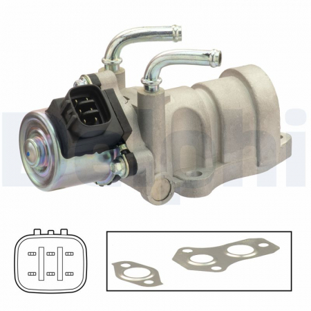 Supapa EGR potrivit TOYOTA AURIS, AVENSIS VERSO, PREVIA II, RAV 4 II, YARIS 1.3/1.33/2.0D 03.01- [2]