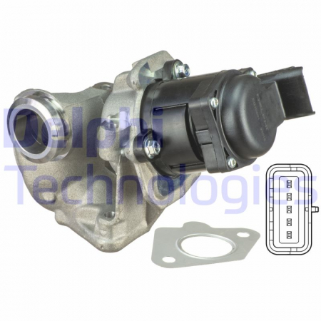 Supapa EGR - Supapa EGR potrivit VOLVO C30, S40 II, S80 II, V50, V70 III; CITROEN BERLINGO, BERLINGO MULTISPACE, BERLINGO/MINIVAN, C2, C3 I, C3 II, C3 PICASSO, C4, C4 GRAND PICASSO I, C4 I 1.6D dupa 2003