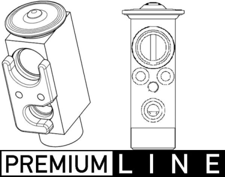 Supapa expansiune clima (tip de refrigerant: R134a) potrivit DAF LF 45, LF 55; RVI KERAX, MIDLUM, PREMIUM 2; VOLVO FE, FL, FL II BE110C-GR220 dupa 2000 [1]