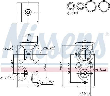 Supapa expansiune climatizare potrivit VOLVO S60 III, S90 II, V60 I, V60 II, V90 II, XC60 II, XC90 II 2.0-2.0H 09.14- [2]