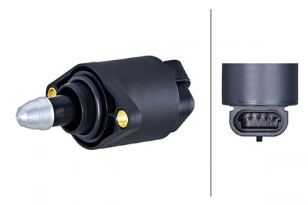 Alimentare combustibil - Supapa reglaj mers in gol admisie aer (4 pini) potrivit PEUGEOT 205 I, 205 II, 306, 405 II, 406, 806, BOXER; RENAULT MEGANE I, MEGANE I CLASSIC, MEGANE I COACH 1.6/1.8/2.0 05.90-06.06