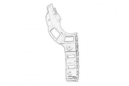 Piese Auto - Suport bara spate dreapta ( plastic) SEAT MII; SKODA CITIGO; VW UP dupa 2011