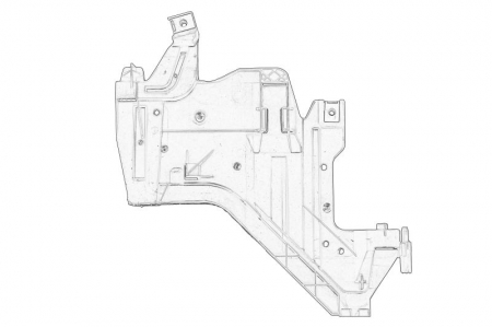 Suporti - Suport far Fata Dreapta potrivit AUDI A4 ALLROAD B8, A4 B8 1.8-3.2 11.07-05.16