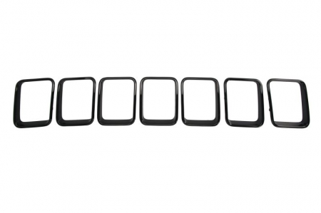 Suporti - Suport grila radiator fata (set, plastic, gri) potrivit JEEP GRAND CHEROKEE IV dupa 2010