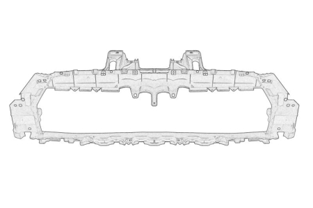 Grile - Suport grila radiator potrivit AUDI Q3 dupa 2011 (husa)