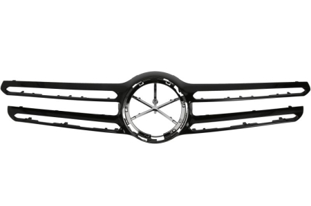 Suporti caroserie - Suport grila radiator (negru, cu gaura pentur camera) potrivit MERCEDES GLC X253 2019-2022