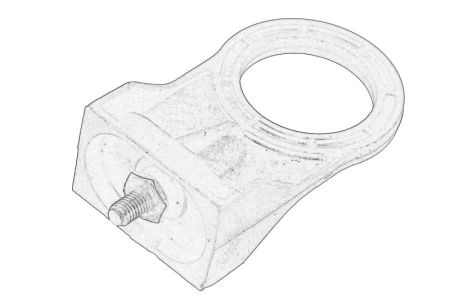 Grile - Suport grila radiator Superior Dreapta/Stanga potrivit FIAT BRAVA, BRAVO I, DOBLO/MINIVAN, MAREA, MULTIPLA 1.3D-1.9D dupa 1995
