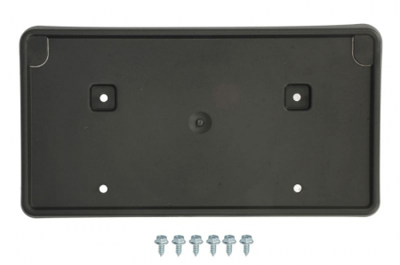 Suport montare numar inmatriculare plastic, negru potrivit RAM TRUCK RAM IV, RAM V dupa 2013 [0]