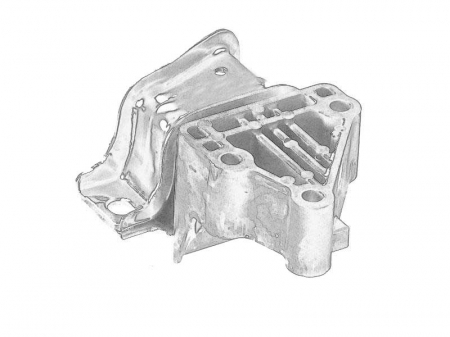 Suport motor dreapta FIAT DUCATO 3.0D dupa 2006 [1]