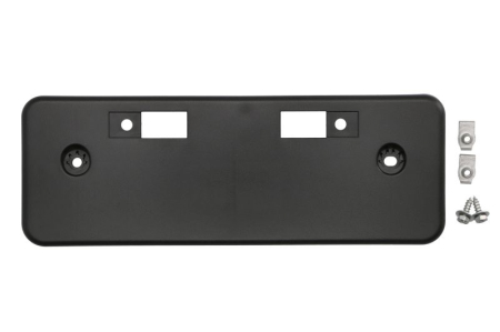 Suporti caroserie - Suport numar Fata (abs, negru) potrivit NISSAN ROGUE II 2014-2020
