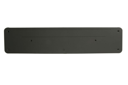 Suporti caroserie - Suport numar Fata (negru-mat) potrivit MERCEDES C-KLASA W204 2011-2013