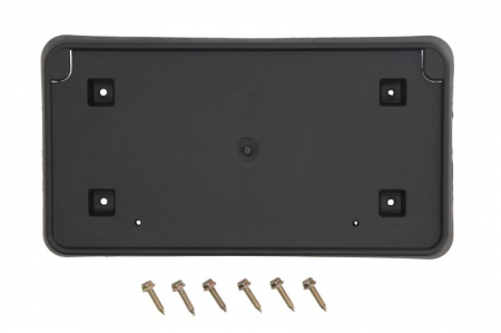 Suporti caroserie - Suport potrivit JEEP GRAND CHEROKEE IV 2013-2016 - numar fata (SUA, plastic, negru)