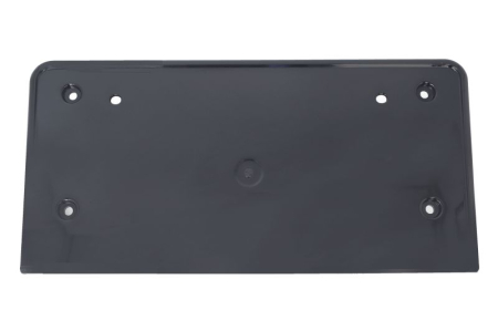 Suporti - Suport numar inmatriculare Fata negru lucios potrivit AUDI A6 ALLROAD C7, A6 C7 11.10-09.18 11.10-04.15