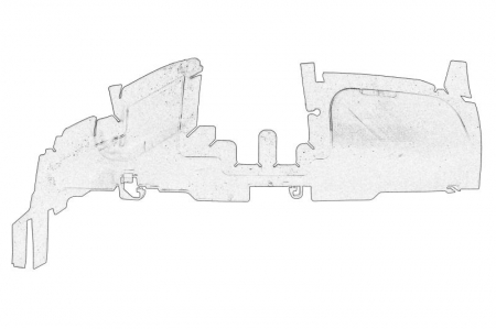 Elemente sistem racire - Suport radiator stanga SKODA FABIA III 08.18-