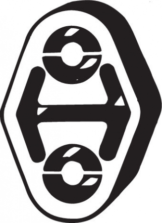Suport sistem esapament potrivit AUDI 80 B4; OPEL ASTRA F, ASTRA F CLASSIC, KADETT E, OMEGA A, SENATOR B, VECTRA A; SAAB 900 II, 9-3 1.4-3.0 12.87-01.05 [1]