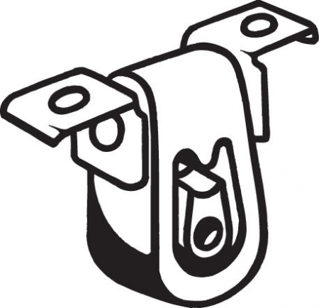 Suport sistem esapament potrivit AUDI A3; SEAT CORDOBA, CORDOBA VARIO, IBIZA II, INCA, LEON; VW BORA, BORA I, CADDY II, CADDY III, CADDY II/MINIVAN, CADDY/MINIVAN, GOLF III 1.0-2.9 02.88-04.12 [1]