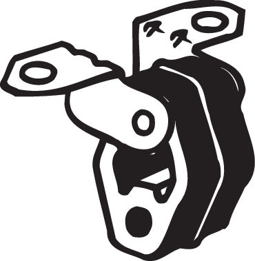 Suport sistem esapament potrivit AUDI A3, TT; SEAT IBIZA III, IBIZA IV, IBIZA IV SC, LEON, TOLEDO II, TOLEDO III; SKODA FABIA I, FABIA II, FABIA III, OCTAVIA I, OCTAVIA II 1.0-3.2 09.96-12.22 [2]