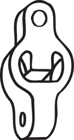 Suport sistem esapament potrivit CITROEN C-CROSSER, C-CROSSER ENTERPRISE; MITSUBISHI COLT VI, ECLIPSE IV, GALANT IX, GRANDIS, LANCER VIII, OUTLANDER II, SPACE 1.5-3.8 10.98- [1]