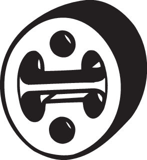 Caroserie - Suport sistem esapament potrivit TOYOTA AVENSIS, CELICA 1.6-2.0D 09.97-09.05