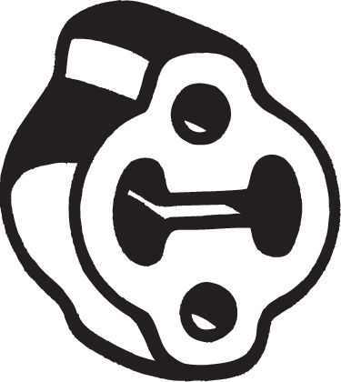 Suport sistem esapament potrivit MAZDA B-SERIE, E; NISSAN MICRA I, NV200, NV200 / EVALIA, PRIMERA, SERENA, VANETTE CARGO; TOYOTA COROLLA; VW SHARAN 1.0-2.3D 12.82- [1]