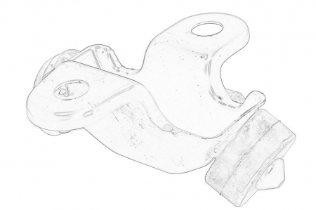 Suport sistem esapament potrivit VW TRANSPORTER T5, TRANSPORTER T6, TRANSPORTER T6 / CARAVELLE T6 1.9D-Electric 04.03-08.24 [1]
